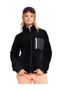 Roxy - Bluza dla Kobiety ALABAMA Czarny. Kolor: biały. Materiał: tkanina, poliester, polar