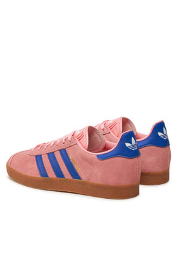 Adidas - adidas Sneakersy Gazelle JI2077 Różowy. Kolor: różowy. Materiał: zamsz, skóra. Model: Adidas Gazelle