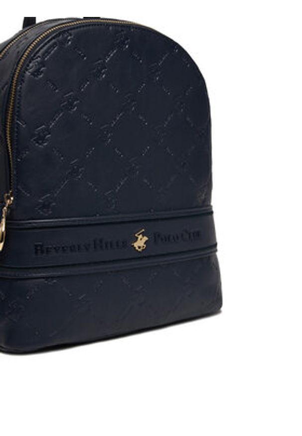 Beverly Hills Polo Club Plecak EO-BHPC-L-014-09 Granatowy. Kolor: niebieski. Materiał: materiał