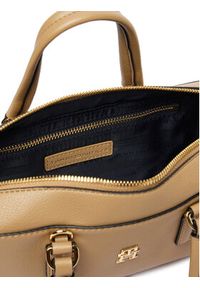 TOMMY HILFIGER - Tommy Hilfiger Torebka Th Daily Crossover AW0AW18378 Brązowy. Kolor: brązowy. Materiał: skórzane #7