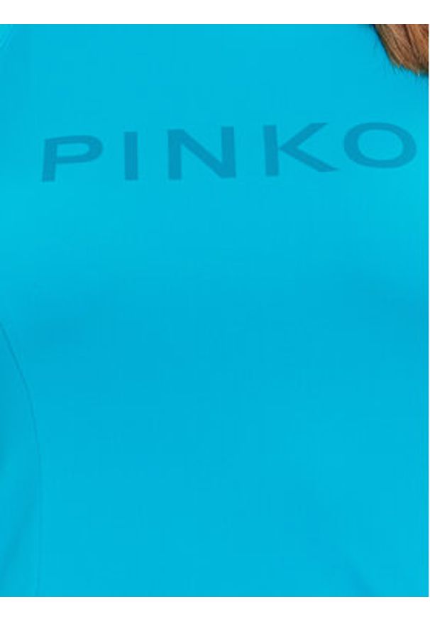 Pinko Sukienka letnia Blonde 101036 A0S4 Niebieski Slim Fit. Kolor: niebieski. Materiał: syntetyk. Sezon: lato