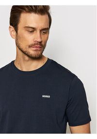 Hugo T-Shirt Dero222 50466158 Granatowy Regular Fit. Kolor: niebieski. Materiał: bawełna #3