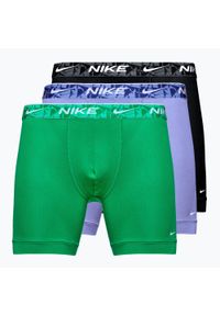 Bokserki męskie Nike Everyday Cotton Stretch 3 pary. Kolor: zielony