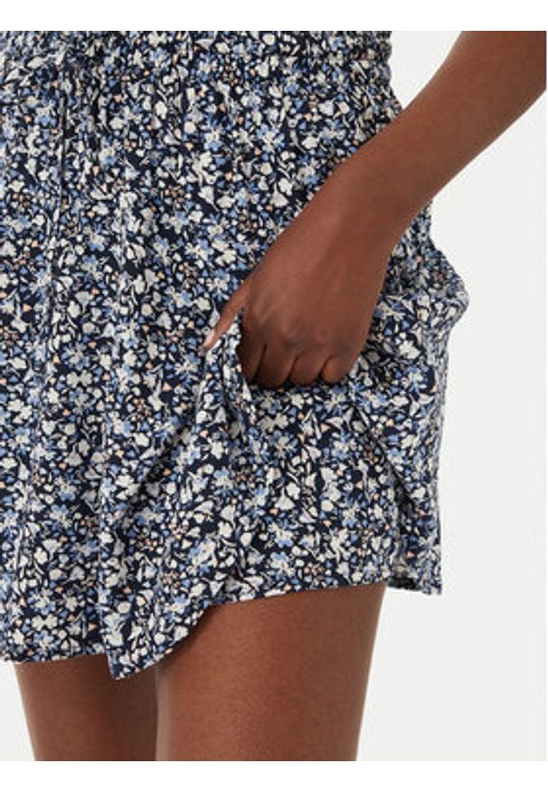 only - ONLY Spódnica mini Nala 15322967 Granatowy Regular Fit. Kolor: niebieski. Materiał: wiskoza