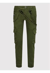 Alpha Industries Spodnie materiałowe Utility 128202 Zielony Slim Fit. Kolor: zielony. Materiał: materiał, bawełna #4
