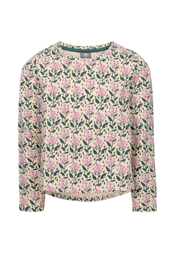 TRESPASS - Top Dla Dziewczynki Z Długim Rękawem Rosslyn. Kolor: biały. Długość rękawa: długi rękaw. Długość: długie