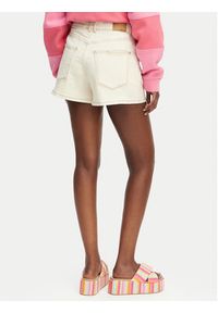 Roxy Szorty jeansowe Chlo Natural ERJDS03323 Kremowy Regular Fit. Kolor: kremowy. Materiał: bawełna #3