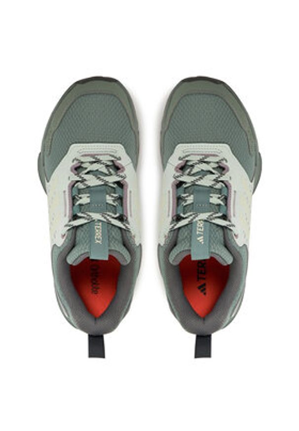 Adidas - adidas Buty do biegania Tracefinder JI4289 Zielony. Kolor: zielony. Materiał: materiał