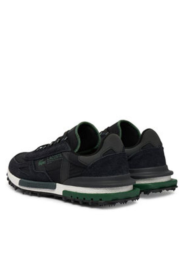 Lacoste Sneakersy Elite Active 51SMA0041 Czarny. Kolor: czarny. Materiał: skóra, zamsz