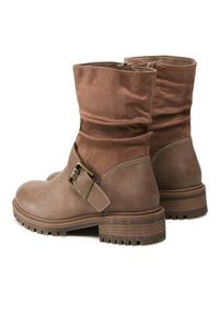 Clara Barson Botki WS5600-11 Brązowy. Kolor: brązowy. Materiał: skóra #3