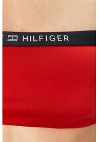 TOMMY HILFIGER - Tommy Hilfiger - Biustonosz kąpielowy. Kolor: czerwony. Materiał: włókno, dzianina #3