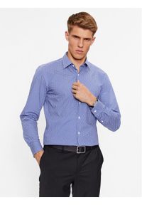 BOSS - Boss Koszula H-Hank-Kent-C1-214 50478620 Niebieski Slim Fit. Typ kołnierza: kołnierzyk klasyczny. Kolor: niebieski. Materiał: bawełna #1