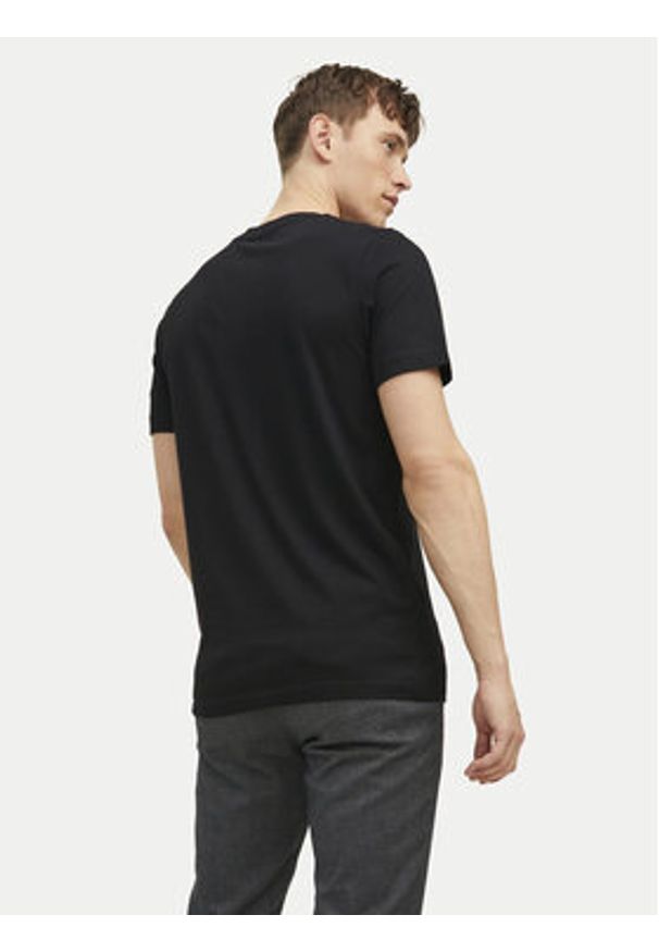 Jack & Jones T-Shirt Archie 12217167 Czarny Regular Fit. Kolor: czarny. Materiał: bawełna