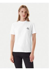 Calvin Klein Jeans Komplet t-shirtów LV047C905G Biały Regular Fit. Kolor: biały. Materiał: bawełna #2