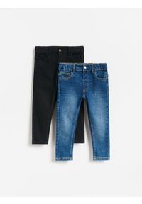 Reserved - Jeansy slim 2 pack - niebieski. Kolor: niebieski. Materiał: jeans #1