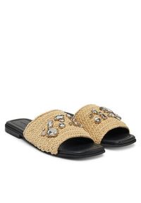 Inuikii Klapki Woven Strap Stones 70104-367 705 Beżowy. Kolor: beżowy. Materiał: materiał #6