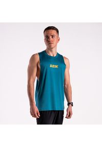 Tank top treningowy DZIK® niebieski. Kolor: niebieski. Materiał: materiał