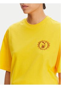 Puma T-Shirt Unisex Harry Potter 630092 Żółty Oversize. Kolor: żółty. Materiał: bawełna #4