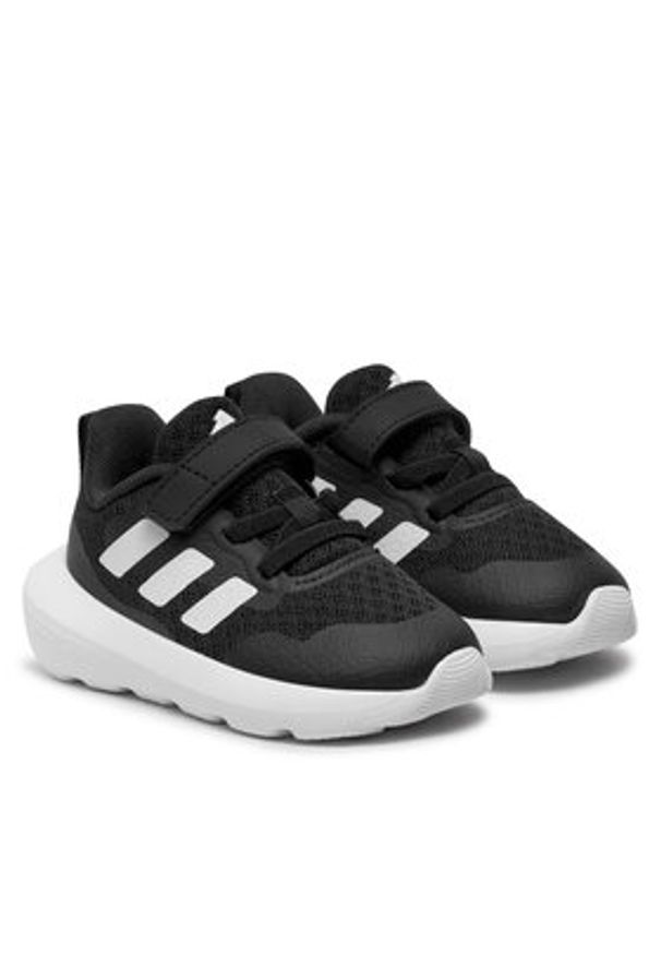 Adidas - adidas Sneakersy FortaRun 3.0 EL I IH2860 Czarny. Kolor: czarny. Materiał: materiał. Sport: bieganie