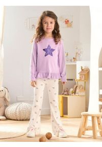 Sinsay - Bawełniana koszulka z ozdobnymi cekinami - niebieski. Kolor: niebieski. Materiał: bawełna #1