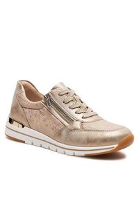 Remonte Sneakersy R6700-61 Beżowy. Kolor: beżowy. Materiał: materiał #4