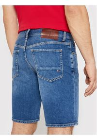 TOMMY HILFIGER - Tommy Hilfiger Szorty jeansowe Brooklyn MW0MW18035 Granatowy Regular Fit. Kolor: niebieski. Materiał: jeans, bawełna