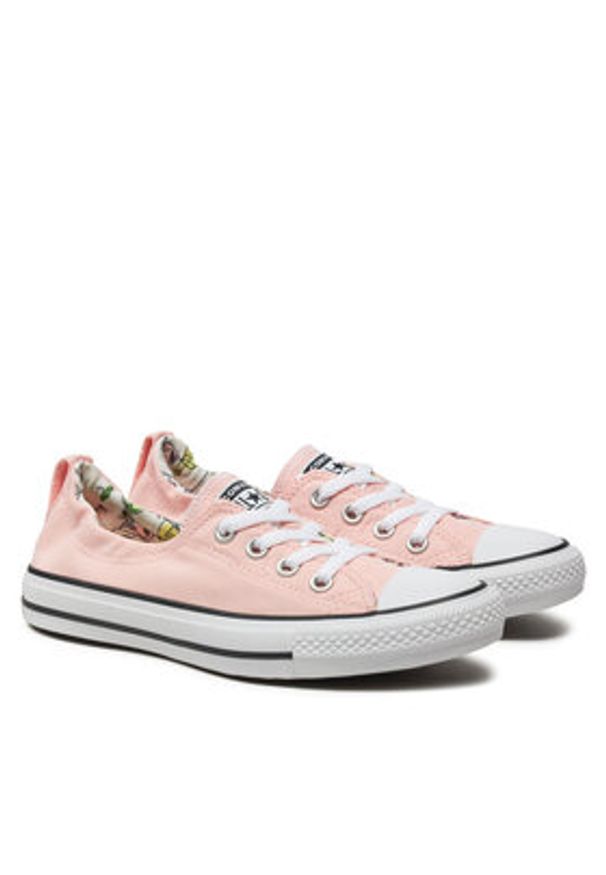 Converse Trampki Chuck Taylor All Star Shoreline Slip A07564C Różowy. Zapięcie: bez zapięcia. Kolor: różowy. Materiał: materiał