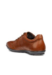 Geox - Półbuty. Nosek buta: okrągły. Zapięcie: sznurówki. Kolor: brązowy. Materiał: skóra #7