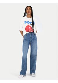 only - ONLY T-Shirt Phoebe 15351369 Biały Regular Fit. Kolor: biały. Materiał: bawełna #6
