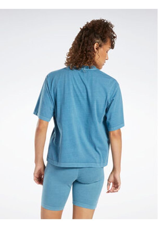 Reebok T-Shirt Classics Natural Dye Boxy T-Shirt HT7857 Niebieski. Kolor: niebieski. Materiał: bawełna