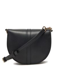 TOMMY HILFIGER - Tommy Hilfiger Torebka Heritage Saddle Bag AW0AW17164 Czarny. Kolor: czarny. Materiał: skórzane #3
