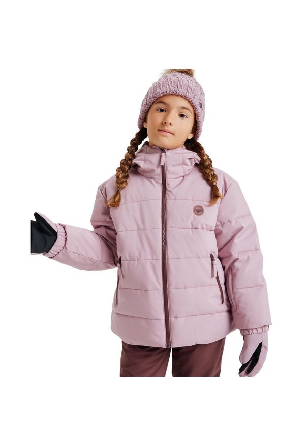 Roxy - Kurtka śniegowa techniczna dla Dziewczynki SNOWYHILL PUFFY. Kolor: różowy. Sezon: zima. Sport: narciarstwo
