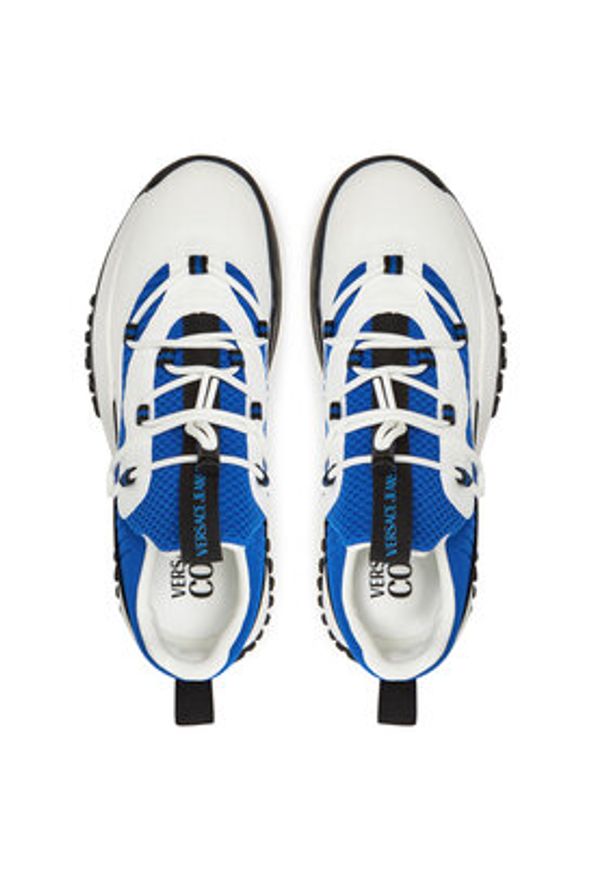 Versace Jeans Couture Sneakersy 78YA3SN2 Niebieski. Kolor: niebieski. Materiał: materiał
