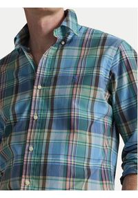 Polo Ralph Lauren Koszula 710P06020007 Niebieski Custom Fit. Typ kołnierza: polo. Kolor: niebieski. Materiał: bawełna #3