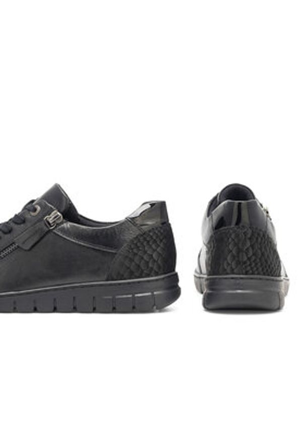 Go Soft Półbuty WI23-GHANA-04 Czarny. Kolor: czarny. Materiał: skóra