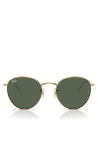 Ray-Ban Okulary przeciwsłoneczne Round Reverse 0RBR0103S 001/VR55 Złoty. Kolor: złoty #3