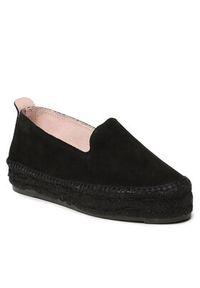 Manebi Espadryle Double Sole Espadrilles R 2.2 D0 Czarny. Kolor: czarny. Materiał: skóra, zamsz