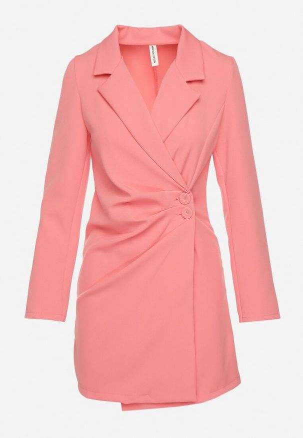 Born2be - Różowa Sukienka Ionitheme. Okazja: do pracy, na spotkanie biznesowe. Typ kołnierza: dekolt w serek. Kolor: różowy. Styl: klasyczny, biznesowy, elegancki