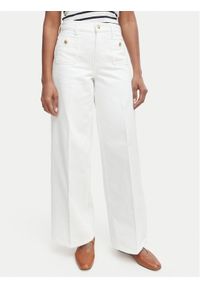 TOMMY HILFIGER - Tommy Hilfiger Jeansy 70s WW0WW48576 Biały Wide Leg. Kolor: biały #1