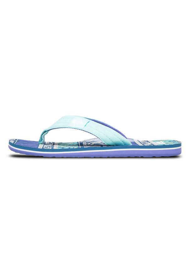 Japonki plażowe męskie Quiksilver MOLOKAI LAYBACK. Okazja: na plażę. Kolor: fioletowy. Sezon: lato