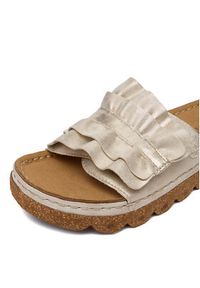 Rieker Klapki CEO-V8763-60 Złoty. Kolor: złoty. Materiał: skóra #6