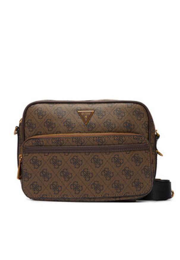 Guess Saszetka HMMILO P5422 Brązowy. Kolor: brązowy. Materiał: skóra