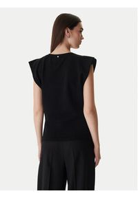 BOSS T-Shirt 50554276 Czarny Regular Fit. Kolor: czarny. Materiał: bawełna #6