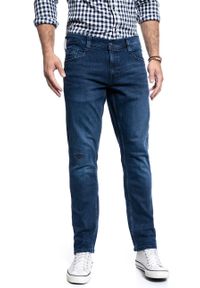 Mustang - MĘSKIE SPODNIE MUSTANG OREGON TAPERED DENIM BLUE 1011299 5000 784 #6