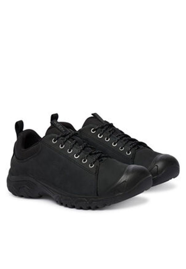 keen - Keen Trekkingi Targhee IV Oxford 1031647 Czarny. Kolor: czarny. Materiał: skóra, nubuk. Sport: turystyka piesza