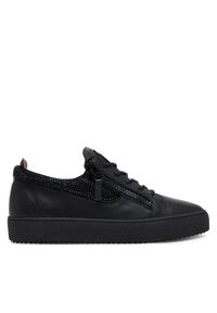 Giuseppe Zanotti - GIUSEPPE ZANOTTI Sneakersy May London RU40038/001 Czarny. Kolor: czarny. Materiał: skóra
