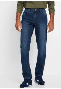 bonprix - Lekkie dżinsy slim fit, straight. Kolor: niebieski #1