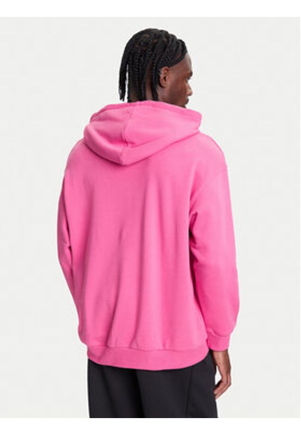 Adidas - adidas Bluza Jeremy Scott Pride JL7625 Różowy Oversize. Kolor: różowy. Materiał: bawełna