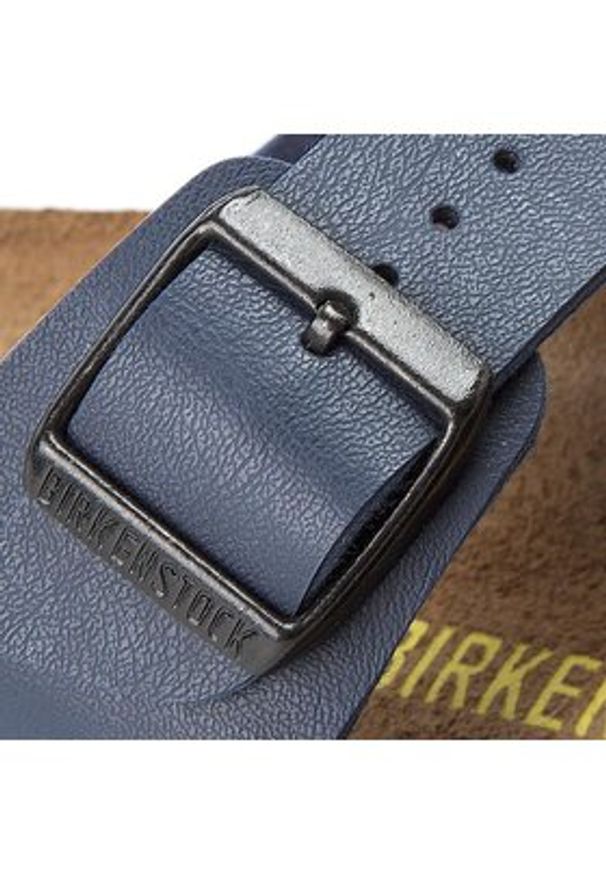 Birkenstock Klapki Arizona Birko-Flor 051753 Granatowy. Kolor: niebieski. Materiał: skóra