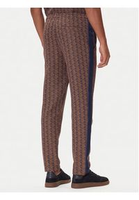 Lacoste Spodnie dresowe XH1440 Brązowy Regular Fit. Kolor: brązowy. Materiał: syntetyk #3